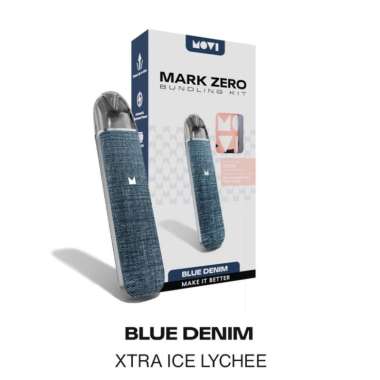 MARK ZERO | BUNDLING KIT (+SALT NIC LIQUID) - BLUE DENIM
