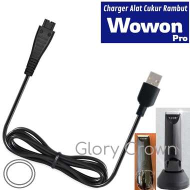 Wowon Pro Kabel Charger Body Trimmer Alat Cukur Rambut Shaver Clipper