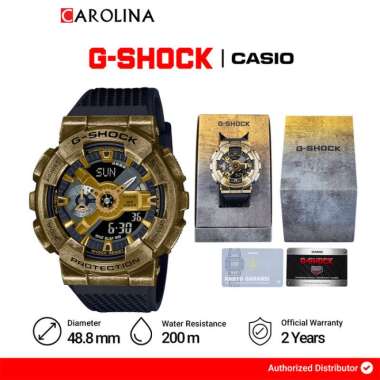 Jam Tangan Pria Casio G-Shock Series GM-110VG-1A9 Dial Gold Bezel