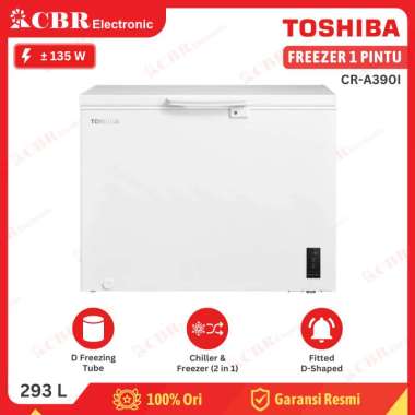 FREEZER PETI - CHEST FREEZER TOSHIBA CR-A390I / 295 L