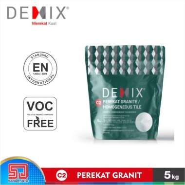 Semen Instan DEMIX C2 Perekat Granit Mortar Granite homogeneous tile 5 kg