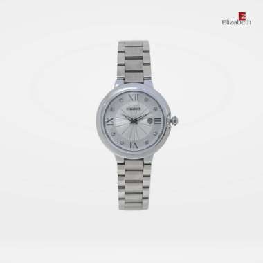 Jam Tangan Wanita - Elizabeth | Chain Strap 2201-0905 Silver