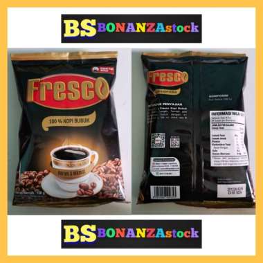 fresco 100 % kopi bubuk hitam 158g