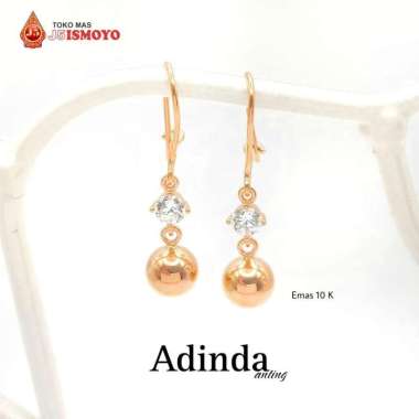 Anting Emas Mas Asli Model Adinda J5 Ismoyo