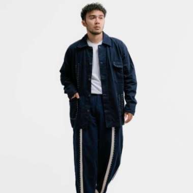 Dama Kara Jalin Jacket Sashiko S/M