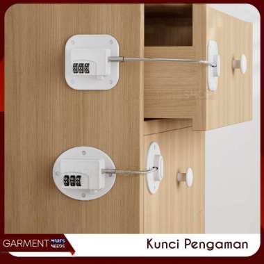 Kunci Pengaman Laci Sandi Digit Perlindungan Keamanan Anak Jendela Brangkas Digit Combination Padloc
