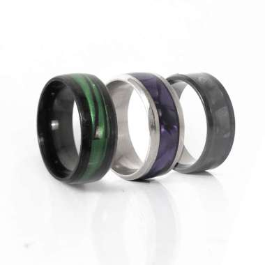 Prodigo * Cincin Titanium Pria Tondo I Cincin Anti Karat I Cincin Stainless Steel Pria Wanita I Cinc