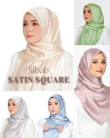 Hijab Satin Segi Empat Hijab Satin Velvet Hijab Saten Hijab Wedding Hijab Bridesmaid Formal Kerudung