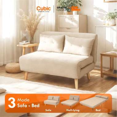Cubic Sofa Bed Lipat / Sofa 2 Seater / LIVINA SFB 120 Sofa Bed