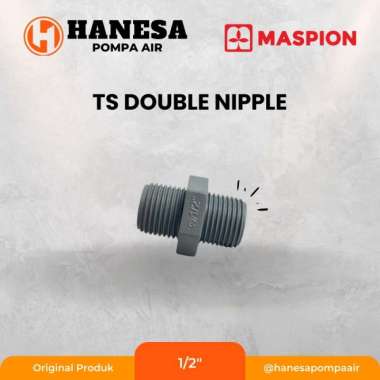 MASPION TS DOUBLE NIPPLE 3/4" & 1/2" (FITTING PIPA) 1/2"