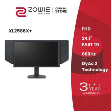 BenQ ZOWIE XL2586X+ 24.1 New Fast TN 600Hz Gaming Monitor, DyAc 2, 1080p, Auto Game Mode by XL Setti
