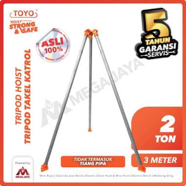 TOYO Tripod Hoist / Rescue Tripod 2 Ton x 3 Meter