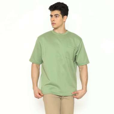 AMK Tshirt Polos Pria TS Savio S/S Sage Green INT S