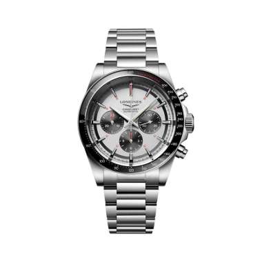 Longines Conquest 42 - L3.835.4.72.6 Chronograph Silver Dial Steel Strap Metallics