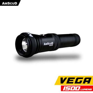 Amscud Vega Dive Light – 1500 Lumens / Senter Scuba Diving / Senter Selam / Senter Malam Penyelam