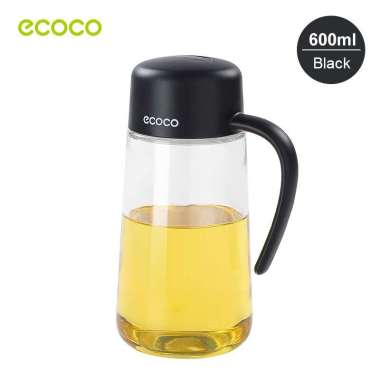 ECOCO Automatic opening and closing cover glass oil pot - Botol Minyak Flip Otomatis Tinggal Tuang A