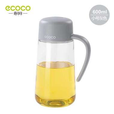 ECOCO Automatic opening and closing cover glass oil pot - Botol Minyak Flip Otomatis Tinggal Tuang A