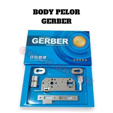 Body Kunci Pelor Pintu Rumah Utama Pintu Kayu Merek GERBER