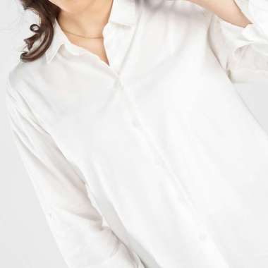 C2 Fulkin Ecru Kemeja Casual Wanita 2XL