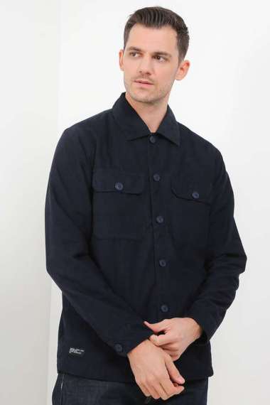 Cardinal Kemeja Jaket Lengan Panjang Pria E0024J02H Navy M