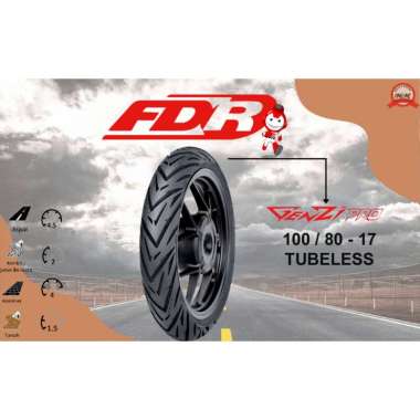 Ban FDR 100/80-17 Genzi Pro Tubeless / Ban FDR Tubeles