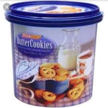 Termurah Biskitop Kemasan Timba Assorted Butter Cookies Black Cookies Snack Biskuit Enak Halal black