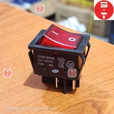 SWITCH SAKELAR TOMBOL ON OFF MESIN TRAFO TRAVO LAS 30A 30 A 4 KAKI PIN