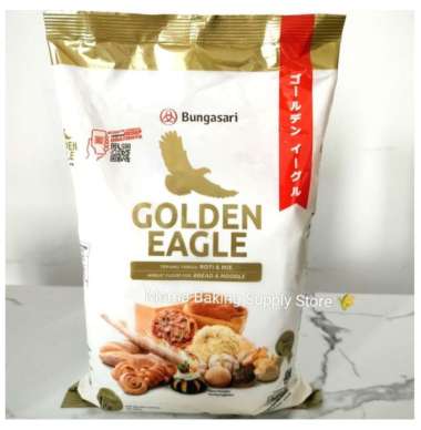 BUNGASARI GOLDEN EAGLE Tepung Terigu Protein Tinggi Flour 500 g repack
