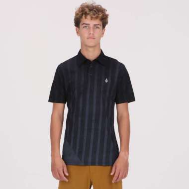 VOLCOM MPL RISS SHORT SLEEVE POLO Black S