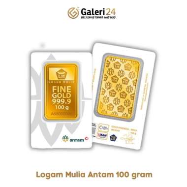 Logam Mulia Antam 100gr (LM) REINVENTED 100 GRAM - Emas Galeri 24
