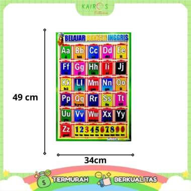 Poster Edukasi Anak Belajar dan Latihan Membaca BELAJAR MEMBACA