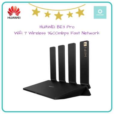 HUAWEI BE3 PRO WiFi Router - 2.5G WiFi 7 3600Mbps Mesh Wireless Router - Gigabit Quad-Core - CN Vers