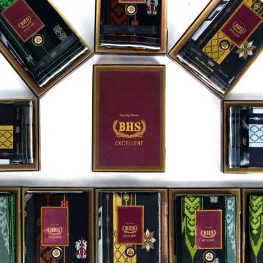 Grosir 10 Pcs Sarung BHS Excellent Gold Motif E57 JSK