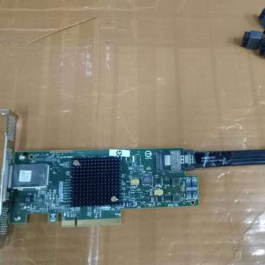 HP LSI 9217-4i4e SAS 6Gb/s RAID SAS Controller Card, 725904-001 Sas Card + Kabel SAS