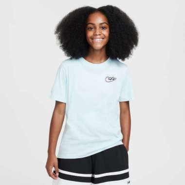 Nike Sportswear Big Kids' T-Shirt Blue (HJ4337-474) XS