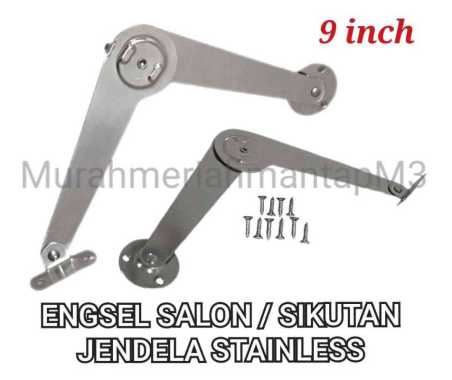 ENGSEL SALON / SIKUTAN JENDELA STAINLESS / ENGSEL LIPAT 9 INCH