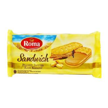 Roma biskuit sandwich peanut butter / lemon / chocolate lemon 114 gr