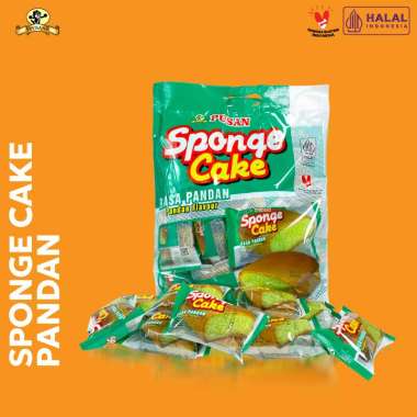 Pusan Sponge Cake Bolu Rasa Pandan