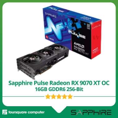 Sapphire Pulse Radeon RX 9070 XT OC 16GB GDDR6 Resmi