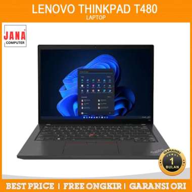 LAPTOP LENOVO THINKPAD T480 TOUCH SCREEN Intel Core i5 Gen 8th 8GB 256GB 14"