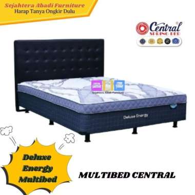 Central Springbed New Multibed Deluxe Energy Plush Top Boxy Maxy Full Set Divan Sandaran Singlebed F