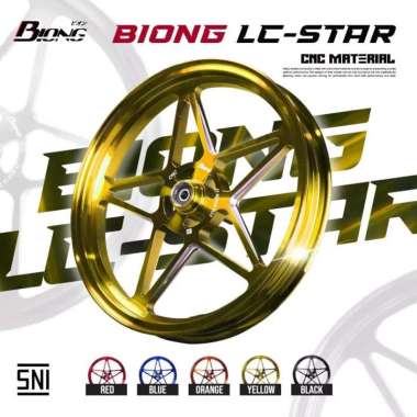 Velg Velag Biong Lcstar Lc star Beat Genio Vario 110 125 150 Scoopy Full CNC Two Tone Pnp SNI Model 