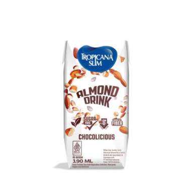 Tropicana slim oat drink vanilla / almond drink coklat / oat drink melon 190 ml almond coklat