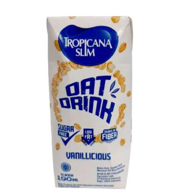 Tropicana slim oat drink vanilla / almond drink coklat / oat drink melon 190 ml oat vanila