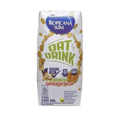 Tropicana slim oat drink vanilla / almond drink coklat / oat drink melon 190 ml oat melon