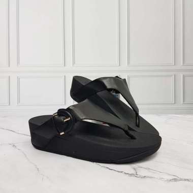 Fitflop Shiny Leather Flip Restock Sandal Fitflop Wanita 40 SHINYJEPIT Hitam