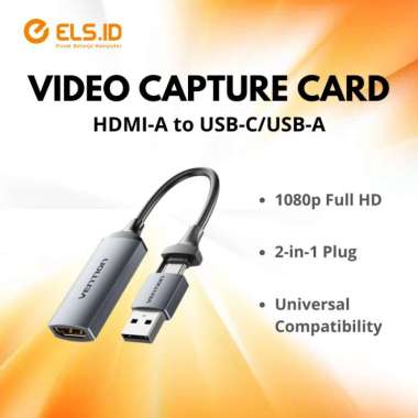 Vention Video Capture Card USB to HDMI Record Streaming Game