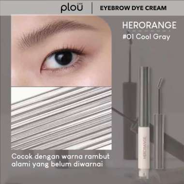 HERORANGE Natural Brow Mascara Browcara Eyebrow Dye Cream Pewarna Alis Waterproof Pigmented Long Las