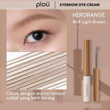 HERORANGE Natural Brow Mascara Browcara Eyebrow Dye Cream Pewarna Alis Waterproof Pigmented Long Las