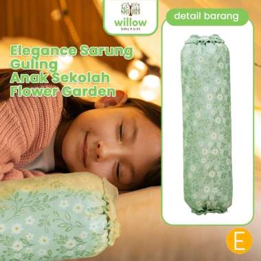 Sarung Guling Anak - Elegance Sarung Guling Anak Sekolah Flower Garden (Only Case)